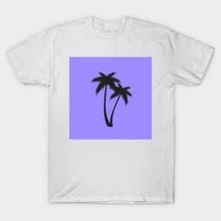 Purple palm trees T-Shirt